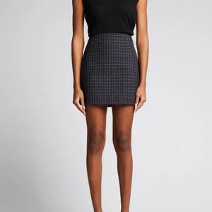 NWT Theory Galway A-Line Mini Skirt SZ 0